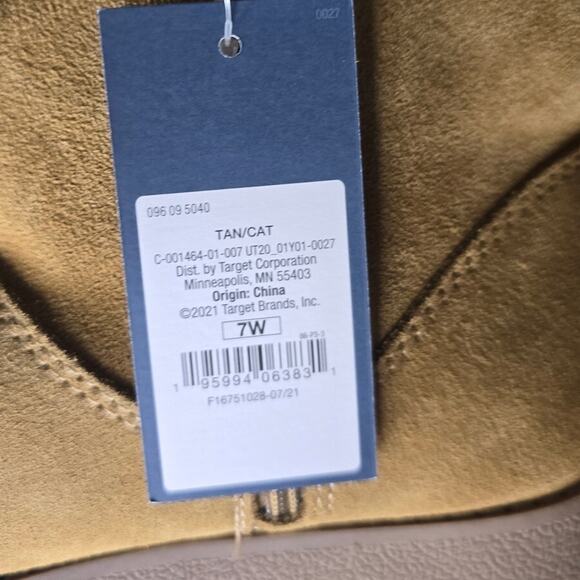 Universal Thread Boots Size 7W Women's Cat Mid‎ Shearling Style - Picture 6 of 7